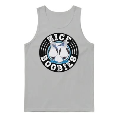 Nice Boobies Adult Humor Halloween Gift Booby Bird Unisex Tank Top - Ash