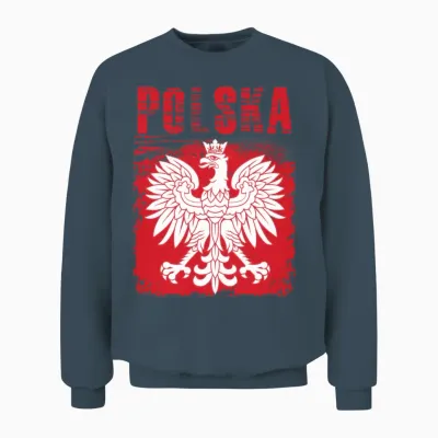 Emblem of Poland Unisex Sweatshirt - Dark Heather