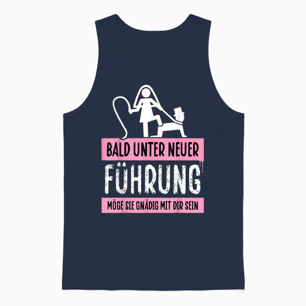 Hen Party T-Shirt Groom Poltern Men Stag Night T-Shirt, Black Unisex Tank Top in Navy
