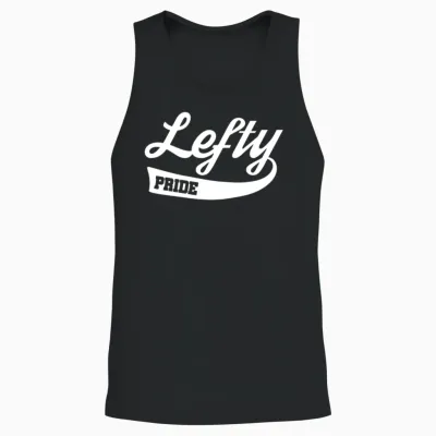 Lefty Pride Unisex Tank Top - Black