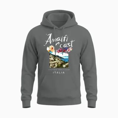 Amalfi Coast Italy Italian Unisex Hoodie - Graphite Heather