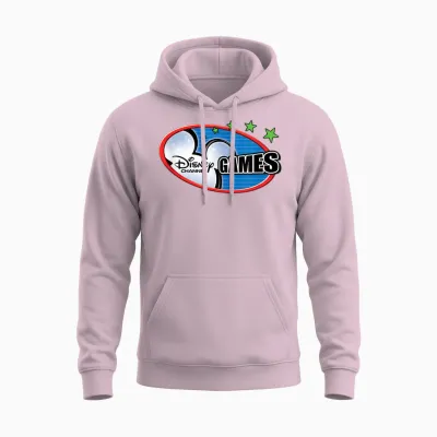 Disney Channel Games Logo Unisex Hoodie - Light Pink