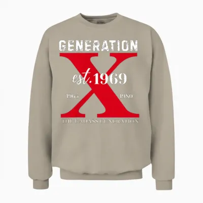 Gen X 1969 Bevor Du Geboren Wurdest, War Sissie Totenkopf Unisex Sweatshirt - Sand