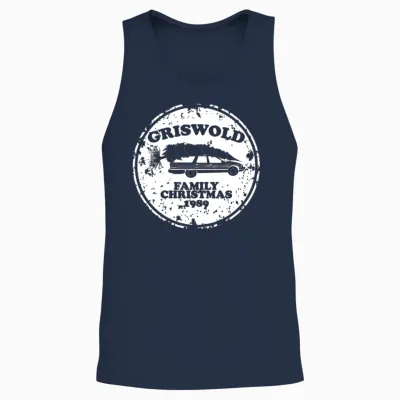 Griswold Christmas Vacation Unisex Tank Top - Navy