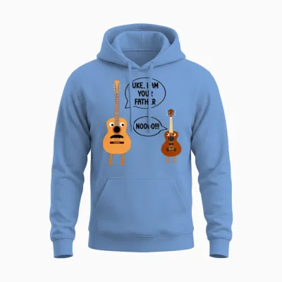Uke I Am Your Father Unisex Hoodie - Carolina Blue