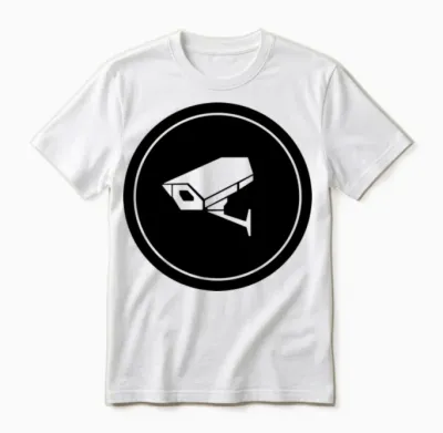 Security Camera Unisex T-Shirt - White