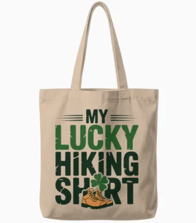 My Lucky Hiking Tote Bags - Natural