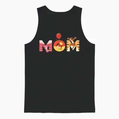 Disney Winnie the Pooh and Friends Mom Mother’s Day Birthday Unisex Tank Top - Black