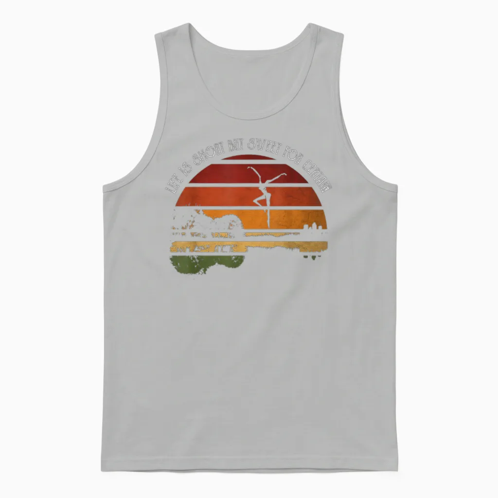 Life Is Short Funny Guitars Outfits but Sweet for Certain Unisex Tank Top in Ash