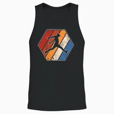 Parkour Retro Unisex Tank Top - Black