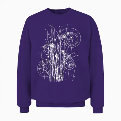 Physics String Theory Radiation Unisex Sweatshirt - Purple