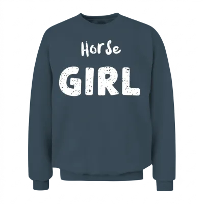 Horse Girl - Horse Unisex Sweatshirt - Dark Heather