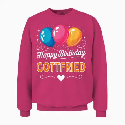 Joyeux Anniversaire En Disant Gottfried Unisex Sweatshirt - Heliconia