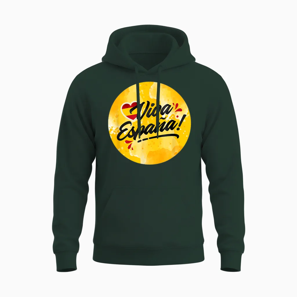 Spanien Flagge Spain Flag Damen Espana Deko Kinder Espana Unisex Hoodie in Forest