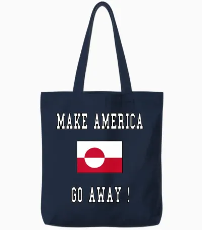 Make America Go Away ! Tote Bags - Navy