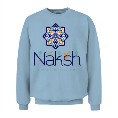The Art of Free Line Unisex Sweatshirt - Light Blue