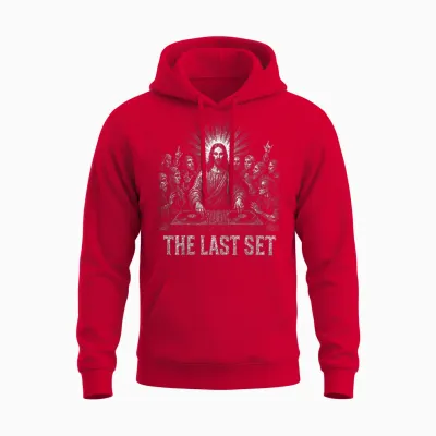 Techno House Electro Minimal Goa Psy Trance Acid Rave Dnb Unisex Hoodie - Red