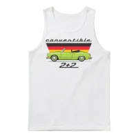 2 Plus 2 Ravenna Green Unisex Tank Top - White – 1