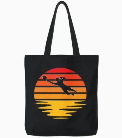 Keeper Retro Tote Bags - Black