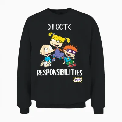 Mademark X Rugrats - Funny Angelica Quote Rugrats Unisex Sweatshirt - Black