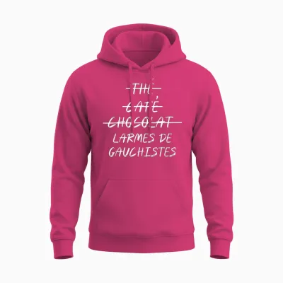 Tears of Leftists Bardella Rally 2027 French Unisex Hoodie - Heliconia