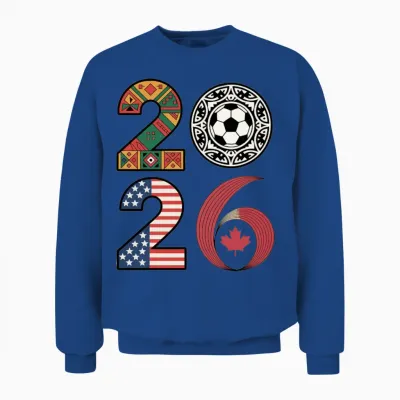 2026 Football Countries – Usa, Canada & Mexico Unisex Sweatshirt - Royal