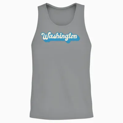 Washington Retro Unisex Tank Top - Sport Grey