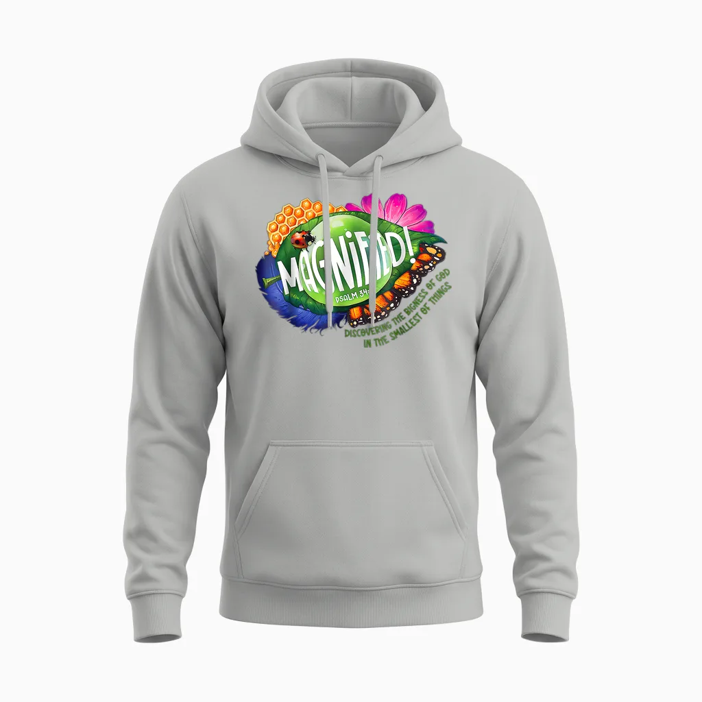 Vbs 2025 Magnified Smallest Insects Adventure Vbs Unisex Hoodie in Ash