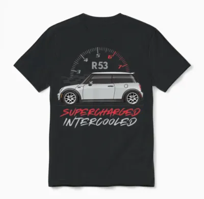 Superchargerd Pure Silver Unisex T-Shirt - Black