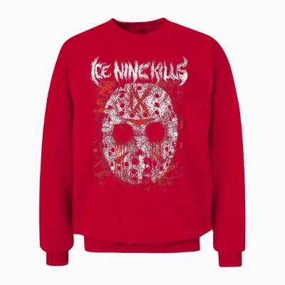 Ice Nine Kills – Jason Mask Unisex Sweatshirt - Red