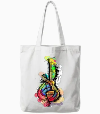 God Vition Retro Cool Tote Bags - White