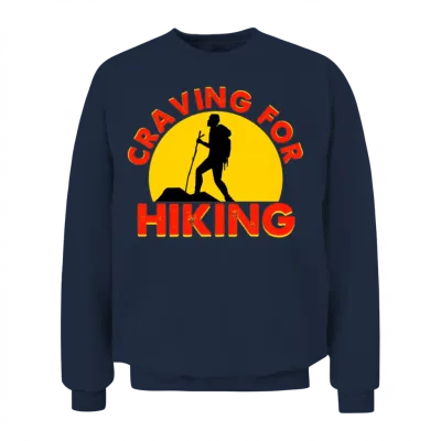 Craving for Hiking Unisex Sweatshirt - Navy