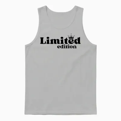 Retro Groovy Limited Edition Unisex Tank Top - Ash