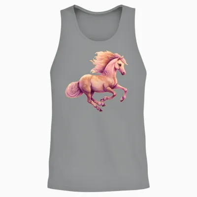 Horse: Running Unisex Tank Top - Sport Grey