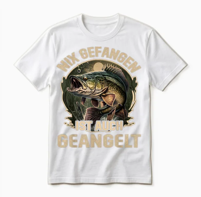 Angler Angeln Lustige Angelsprüche Geschenk, Lustiges Angel T-Shirt, Schwarz, S Unisex T-Shirt in White