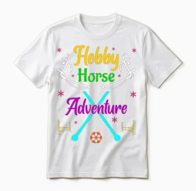 Hobby Horse Hobby Horse Adventure Unisex T-Shirt - White