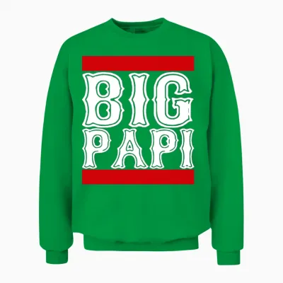 Big Papi David Ortiz Boston Red S Ox World Series Unisex Sweatshirt - Irish Green