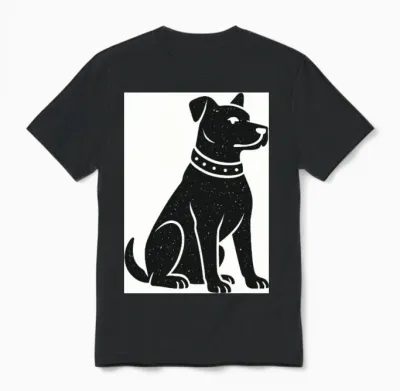 Chill Dog Unisex T-Shirt - Black