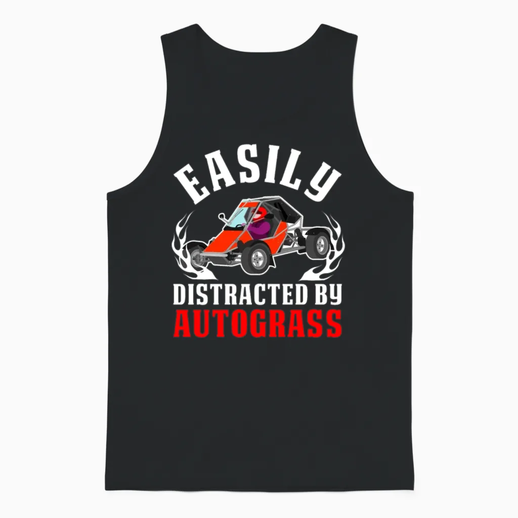 Retro Unisex Tank Top in Black