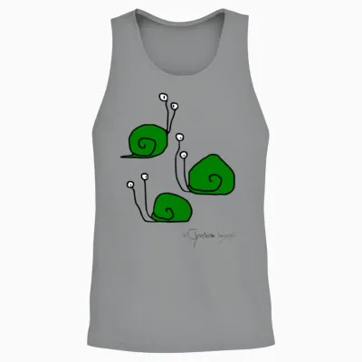 Snailmeeting - Cochleae Conventus Unisex Tank Top - Sport Grey