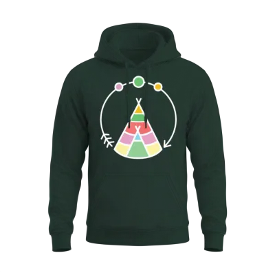 Boho Children Unisex Hoodie - Forest