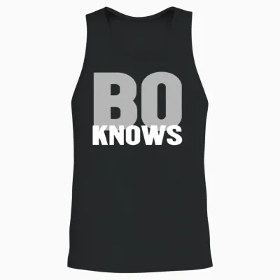 Bo Knows Unisex Tank Top - Black