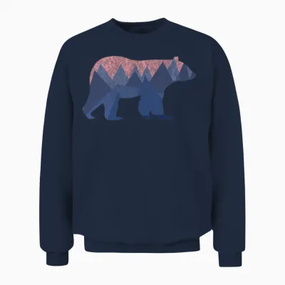 Mountain Bear Unisex Sweatshirt - Navy