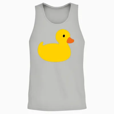 Rubber Duck Unisex Tank Top - Ash