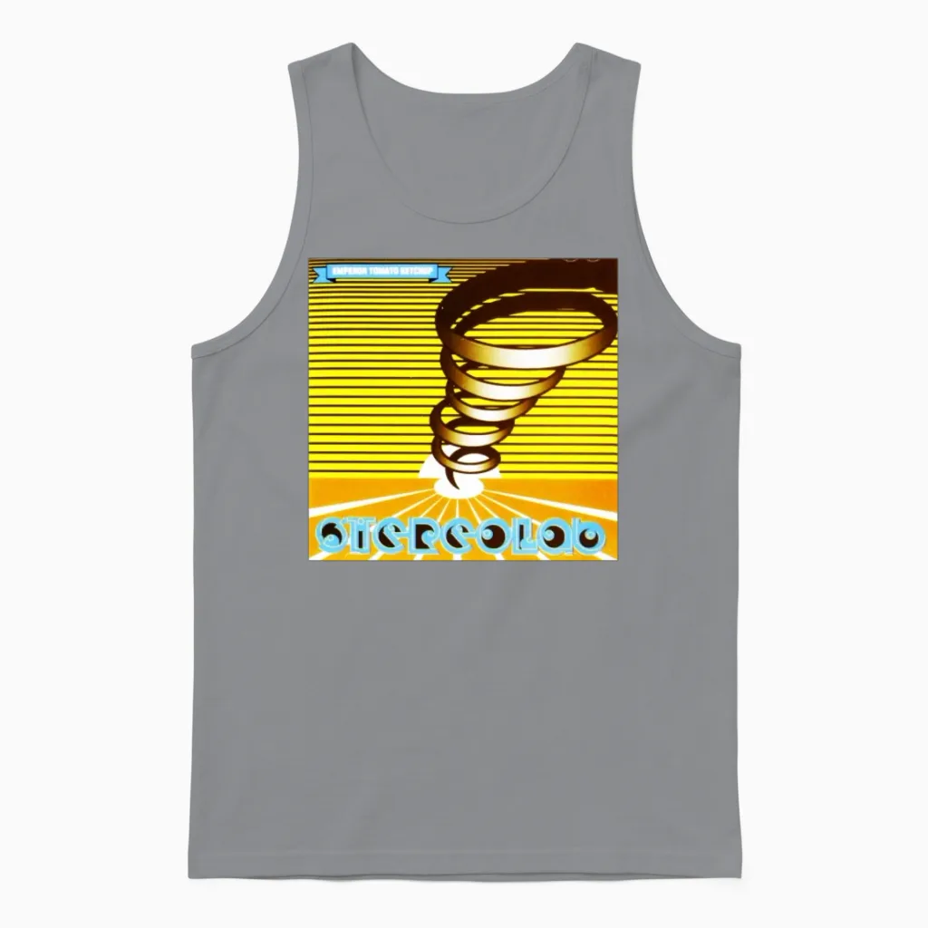Emperor Tomato Ketchup Stereolab Album Unisex Tank Top in Sport Grey