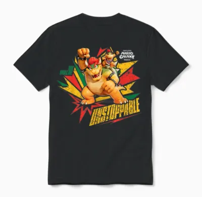 The Super Mario Galaxy Movie Bowser Unstoppable Unisex T-Shirt - Black