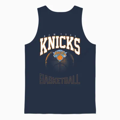 Fichiers Officiels De La Nba New York Knicks X Unisex Tank Top - Navy