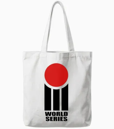 World Series Cricket Retro Tote Bags - White