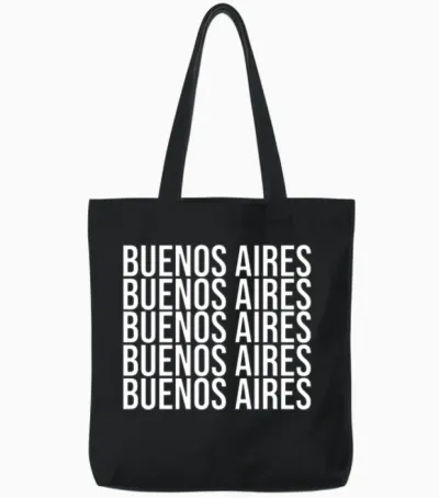 Bestseller Buenos Aires City Premium Gift Brazil Tote Bags - Black
