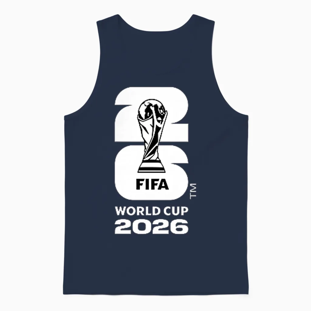 Fifa World Cup26 Ir Iran Country Ball Unisex Tank Top in Navy